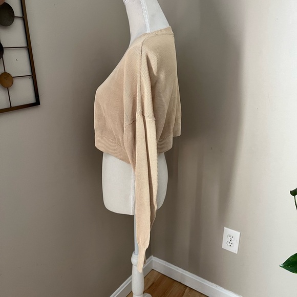 Club Monaco Sheer Crop Sweater XS - Picture 6 of 13